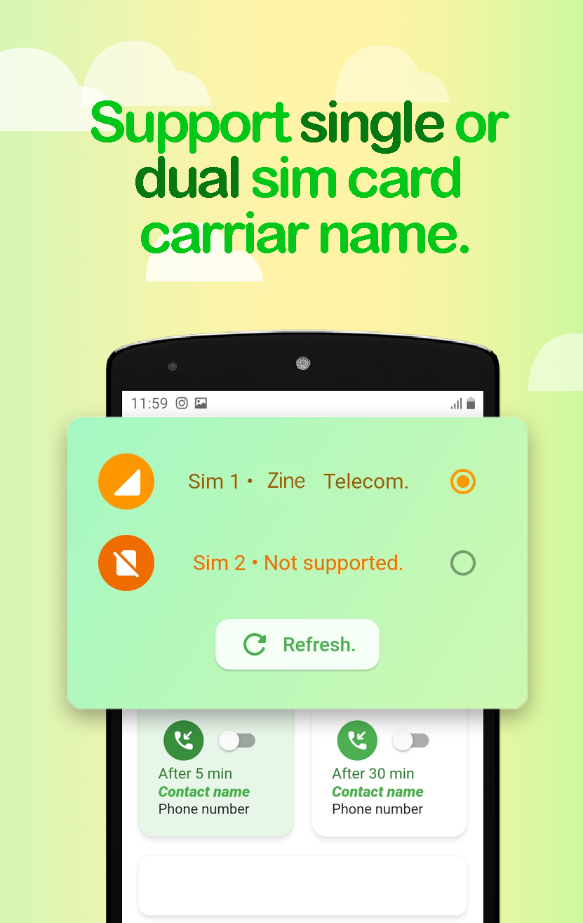 fake call screenshot tow